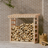 Vidaxl Fireplace Trek 108x64.5x110 cm Pine solide