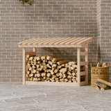 Vidaxl Fireplace Trek 108x64.5x78 cm Pine solide