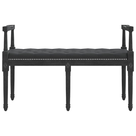 Vidaxl bankje 110x40x70 cm fluweel zwart