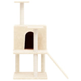 Vidaxl Cat Furniture con graffi di sisal 109 cm crema