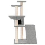 Vidaxl -Katzenmöbel mit Sisal -Kratzern 94 cm hellgrau