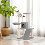 Vidaxl -Katzenmöbel mit Sisal -Kratzern 94 cm hellgrau