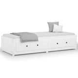 Vidaxl slaapbank zonder matras 90x200 cm massief grenenhout wit