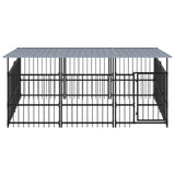 Vidaxl Hond Kennel mam Daach 5,63 m² Stol