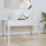 Vidaxl salontafel gespiegeld 106x45x45 cm bewerkt hout en glas
