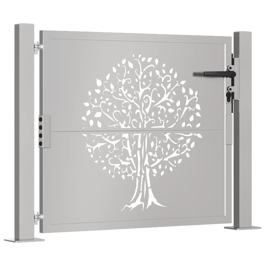 Vidaxl Poort 105x105 cm Baumdesign Cortenstaal