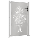 Vidaxl Poort 105x130 cm Baumdesign Cortenstaal