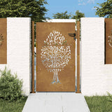 Vidaxl Poort 105x155 cm Baumdesign Cortenstaal