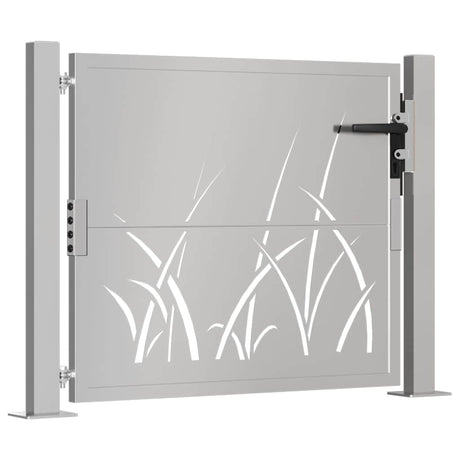 Vidaxxl Tor Gras Design 100x100 cm Cortenstahl