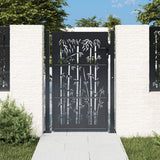 VIDAXL-Anschluss mit Bamboo-Design 105x130 cm Stahl Anthrazitfarben