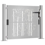 VIDAXL -Anschluss mit Bamboo -Design 105x105 cm Corten Stahl