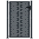 VIDAXL -Anschluss 105x130 cm mit quadratischer Stahl -Anthrazit -ausgelöst