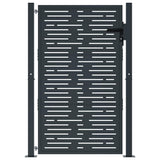 VIDAXL -Anschluss 105x155 cm mit quadratischer Stahl -Anthrazit -gelöscht
