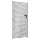 Vidaxxl-Tor 105x205 cm quadratischer Cortenstahl