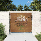 Vidaxl Poort 85x75 cm Baumdesign Cortenstaal