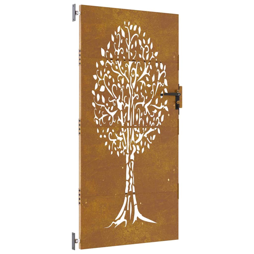 Vidaxl Poort 85x200 cm Baumdesign Cortenstaal