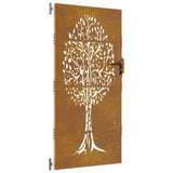 Vidaxl Poort 85x200 cm Baumdesign Cortenstaal