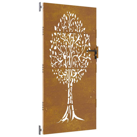 Vidaxl Poort 85x200 cm Baumdesign Cortenstaal