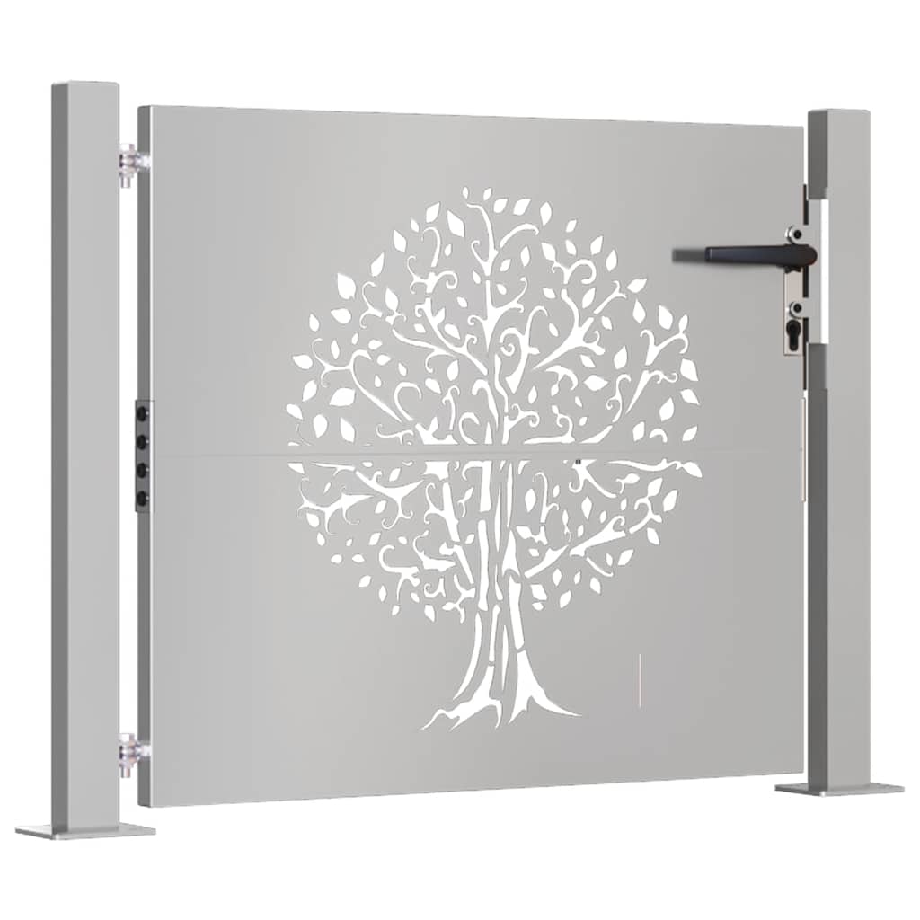 Vidaxl Poort 105x105 cm Baumdesign Cortenstaal