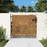 Vidaxxl Tor 85x75 cm Grasdesign Cortenstahl
