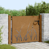 VidaXL Tor 100x100 cm Grasdesign Cortenstahl