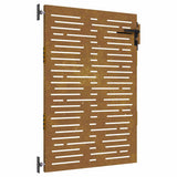 Vidaxxl-Tor 85x125 cm quadratischer Cortenstahl
