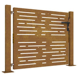 Vidaxxl-Tor 105x105 cm quadratischer Cortenstahl
