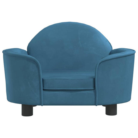 Vidaxxl Hundebett 66x40x45 cm samtblau