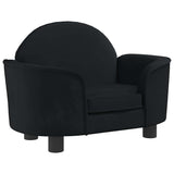 Vidaxl Hundekorb 66x40x45 cm Samt Schwarz