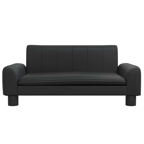 Vidaxxl Hundebett 70x45x30 cm Kunstleder schwarz