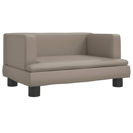 Vidaxxl Hundebett 60x40x30 cm Kunstleder cappuccinofarben