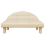 Vidaxl Hundekorb 70x52x30 cm Stoffcreme -Colored