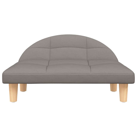 VidaXL Hundebett 70x52x30 cm Stoff Taupe