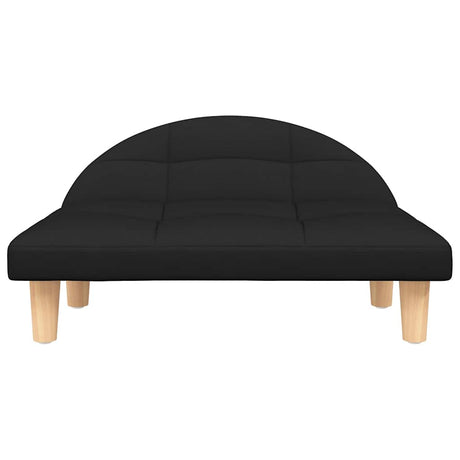 Vidaxl Hundekorb 70x52x30 cm Stoff schwarz