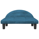 Vidaxxl Hundebett 70x52x30 cm samtblau