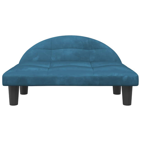 Vidaxxl Hundebett 70x52x30 cm samtblau