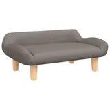 Vidaxxl Hundebett 70x40x24 cm Stoff Taupe