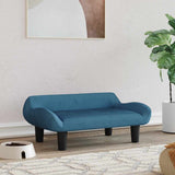 Vidaxxl Hundebett 70x40x24 cm samtblau