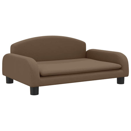VidaXL Hundebett 70x45x30 cm Stoff braun