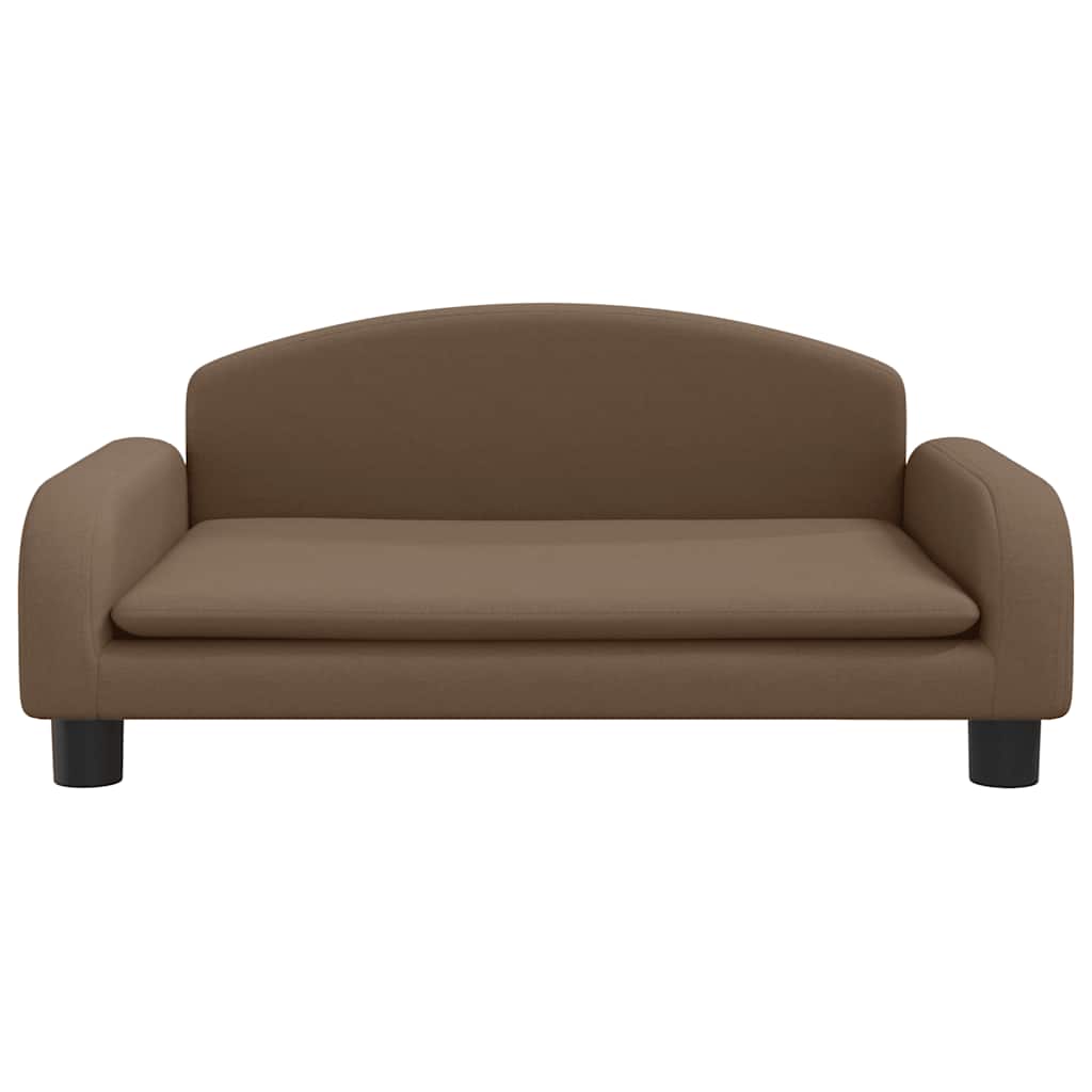 VidaXL Hundebett 70x45x30 cm Stoff braun