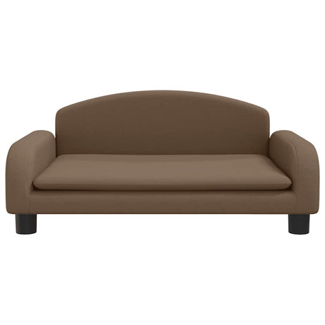 VidaXL Hundebett 70x45x30 cm Stoff braun