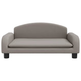VidaXL Hundebett 70x45x30 cm Stoff Taupe