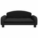 VidaXL Hundebett 70x45x30 cm Stoff schwarz