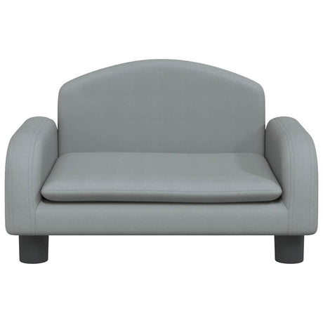 Vidaxl Hundekorb 50x40x30 cm Stoff hellgrau