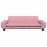 Vidaxl Hundekorb 100x54x33 cm Samt rosa