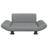 Vidaxxl Hundebett 70x45x28 cm Stoff hellgrau