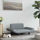 Vidaxxl Hundebett 70x45x28 cm Stoff hellgrau