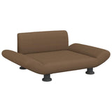 Vidaxxl Hundebett 70x45x28 cm Stoff braun