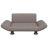 Vidaxl Hundekorb 70x45x28 cm Stofftaupe