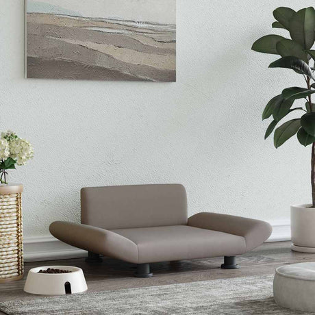 Vidaxl Hundekorb 70x45x28 cm Stofftaupe